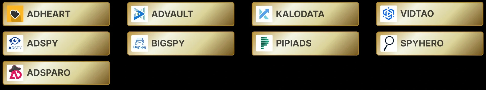 Spy tools included in the subscription